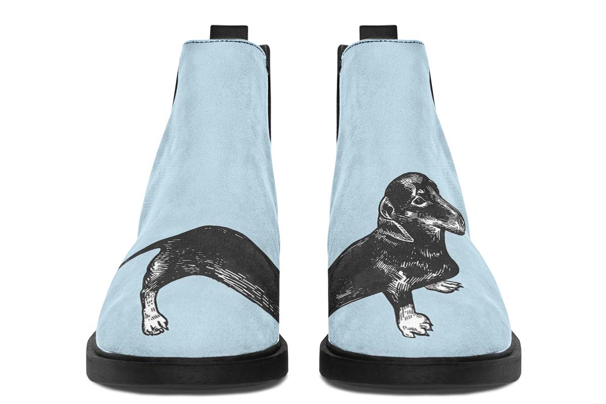 Vintage Dachshund Neat Vibe Boots