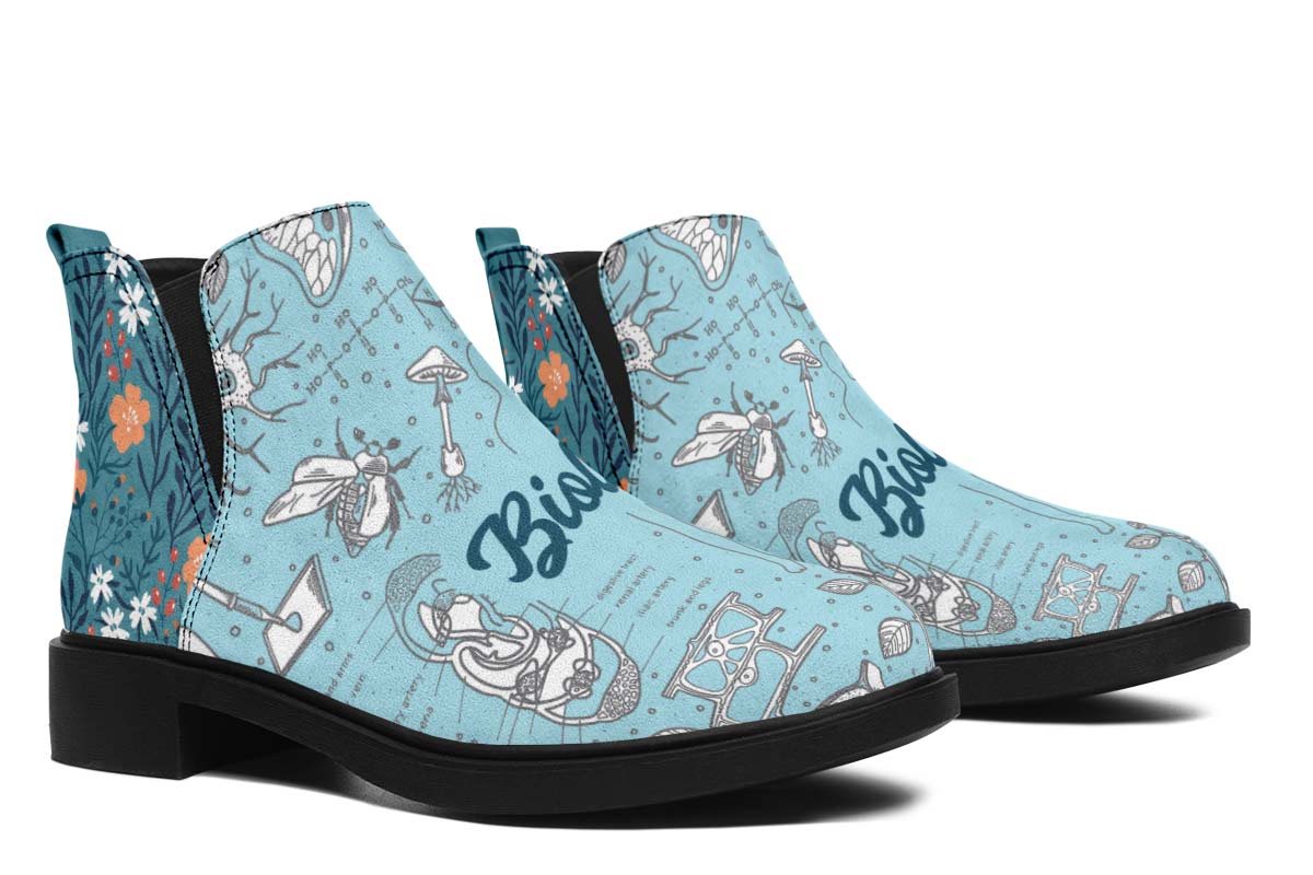 Vintage Floral Biology Neat Vibe Boots