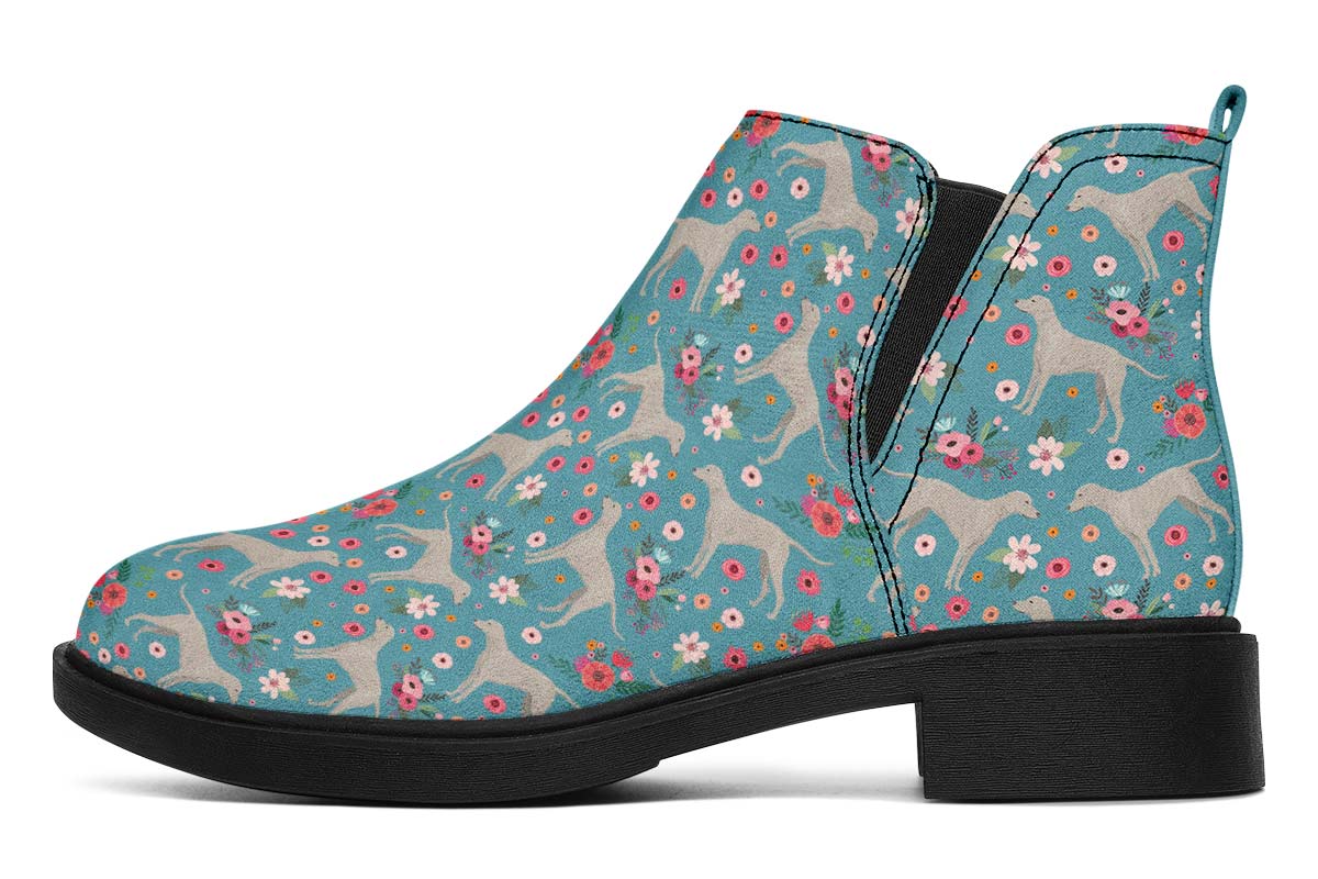 Weimaraner Flower Neat Vibe Boots