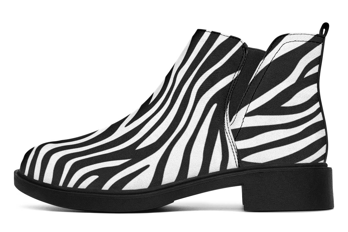 Zebra Print Neat Vibe Boots