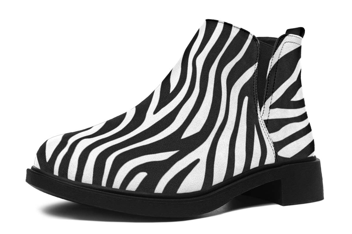 Zebra Print Neat Vibe Boots