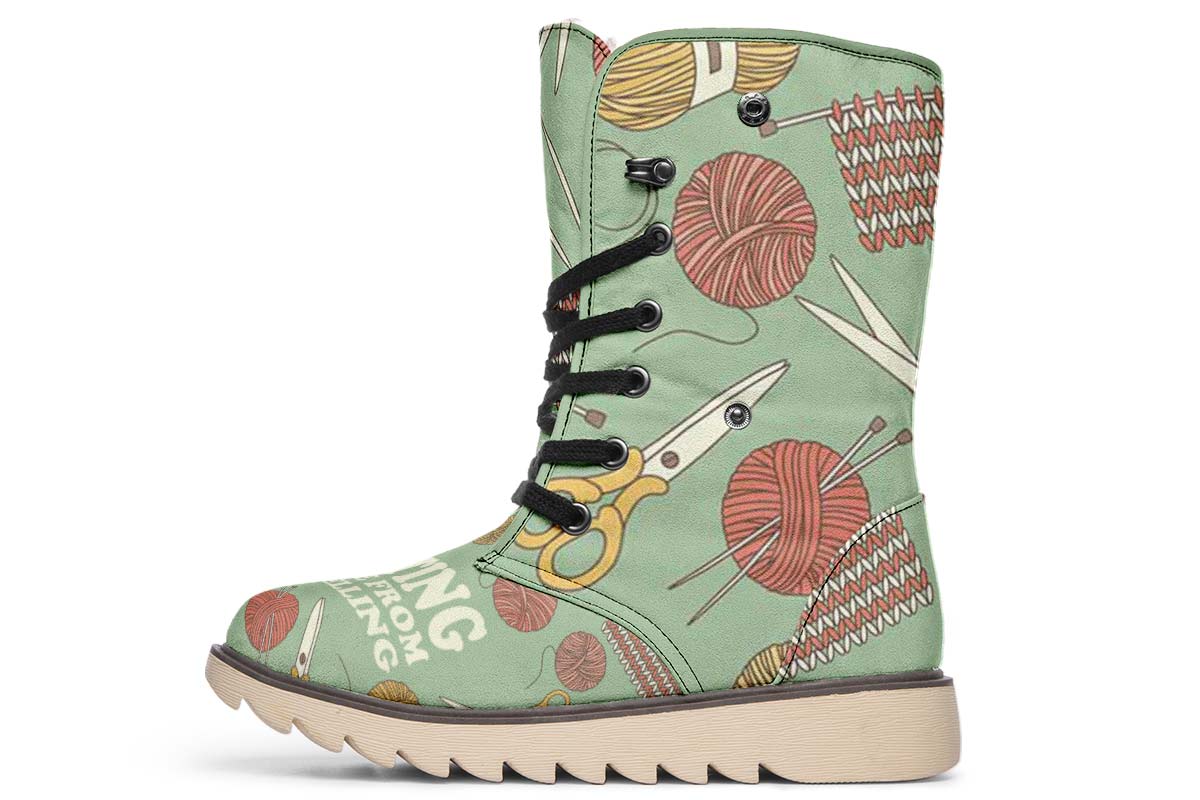 Adorable Unravelling Polar Vibe Boots