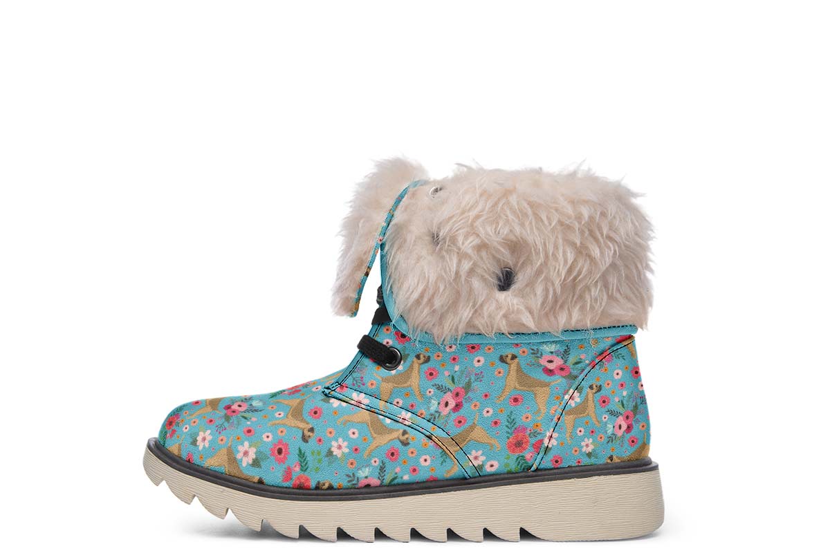Border Terrier Flower Polar Vibe Boots