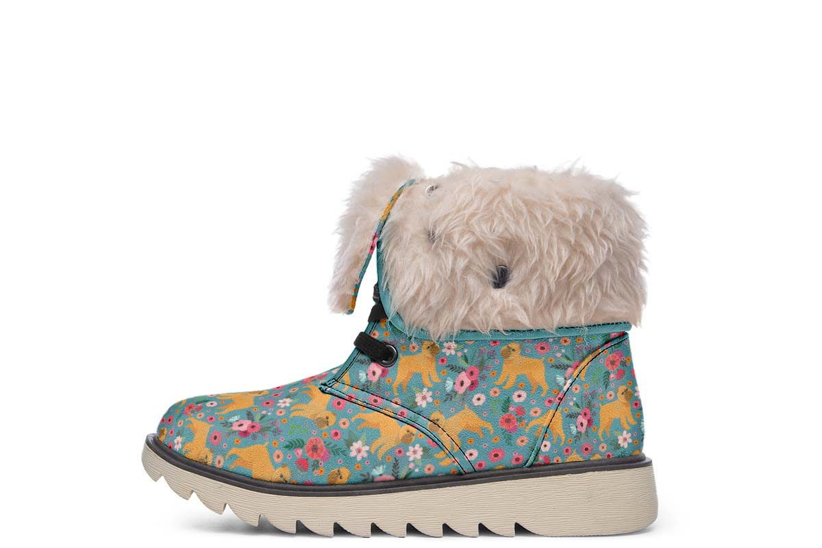 Brussels Griffon Flower Polar Vibe Boots