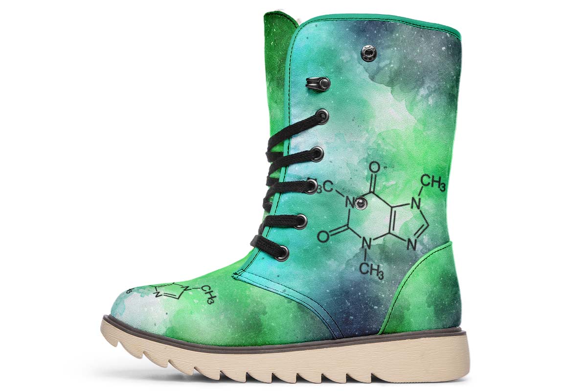 Caffeine Molecule Polar Vibe Boots