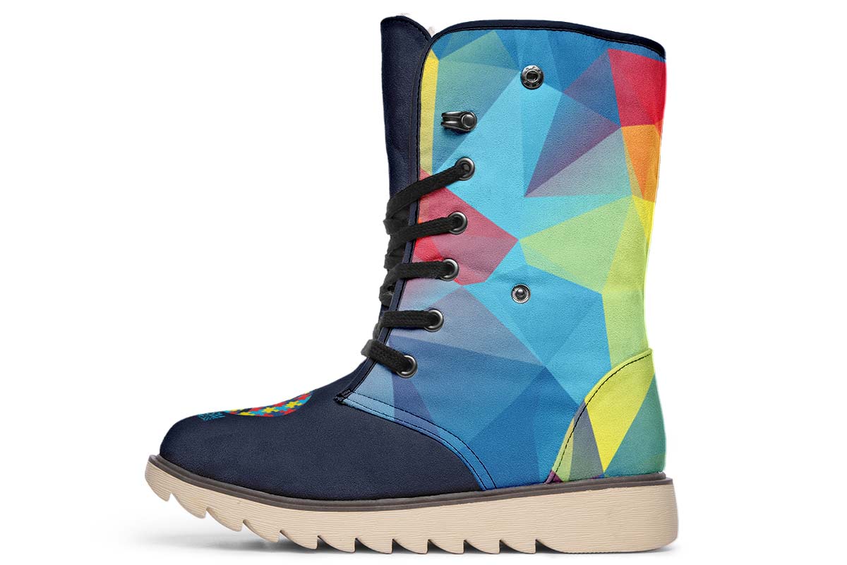 Colorful Autism Polar Vibe Boots