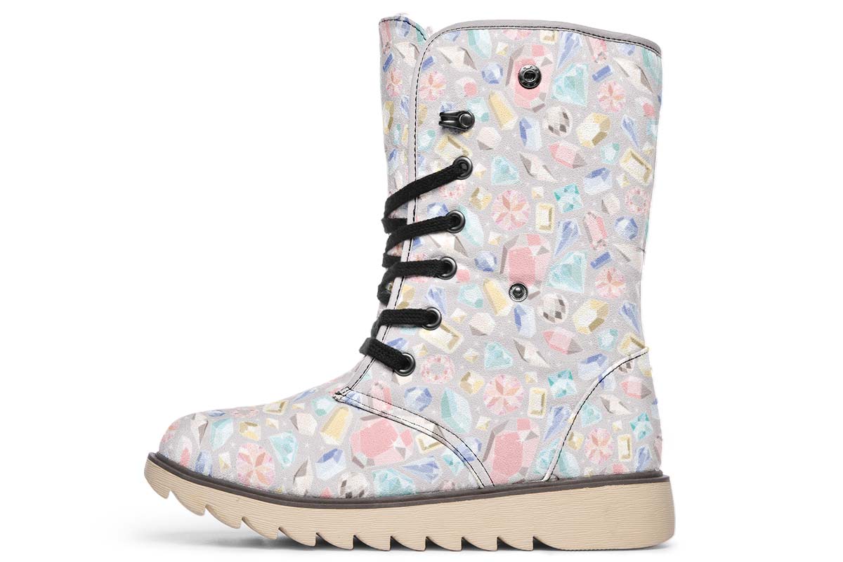 Diamond Pattern Polar Vibe Boots