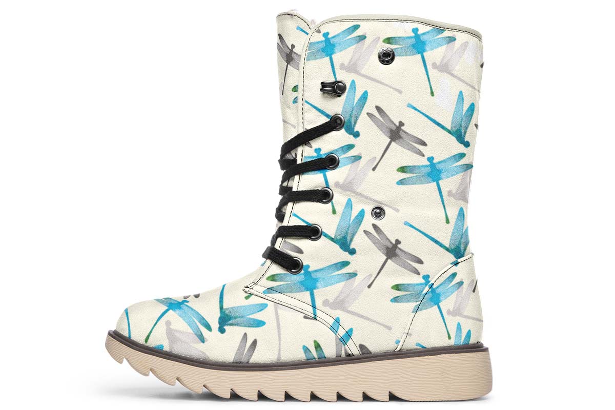 Dragonfly Pattern Polar Vibe Boots