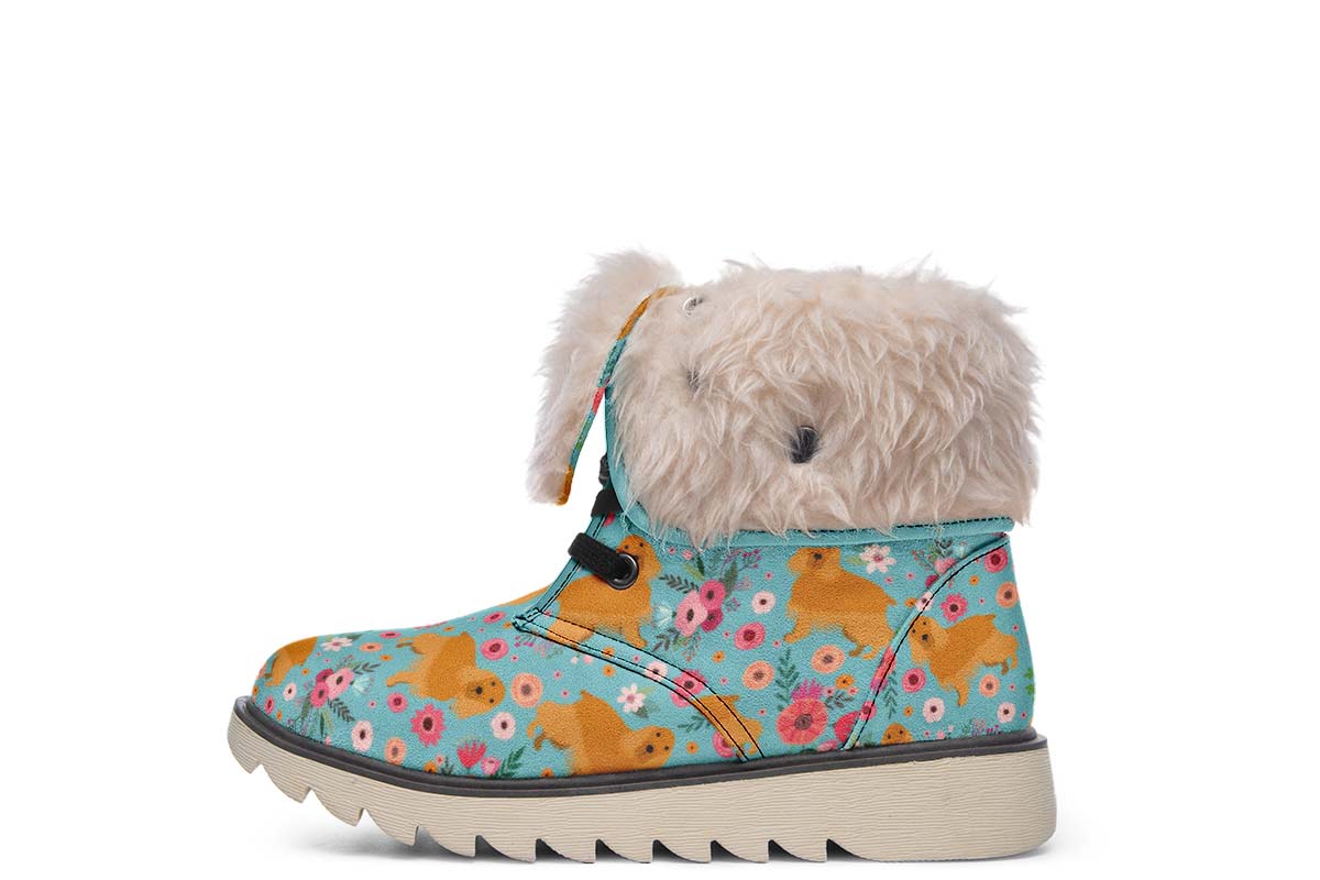 English Cocker Spaniel Flower Polar Vibe Boots