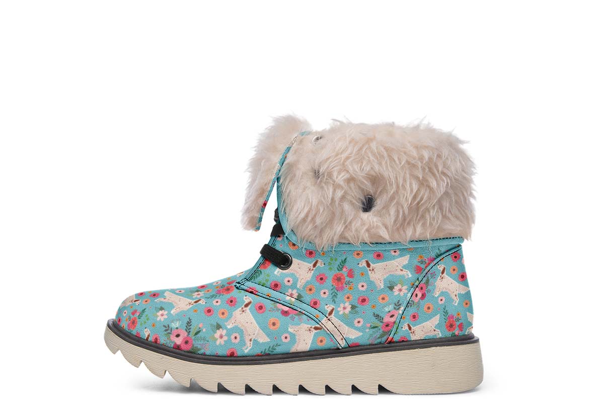 English Setter Flower Polar Vibe Boots