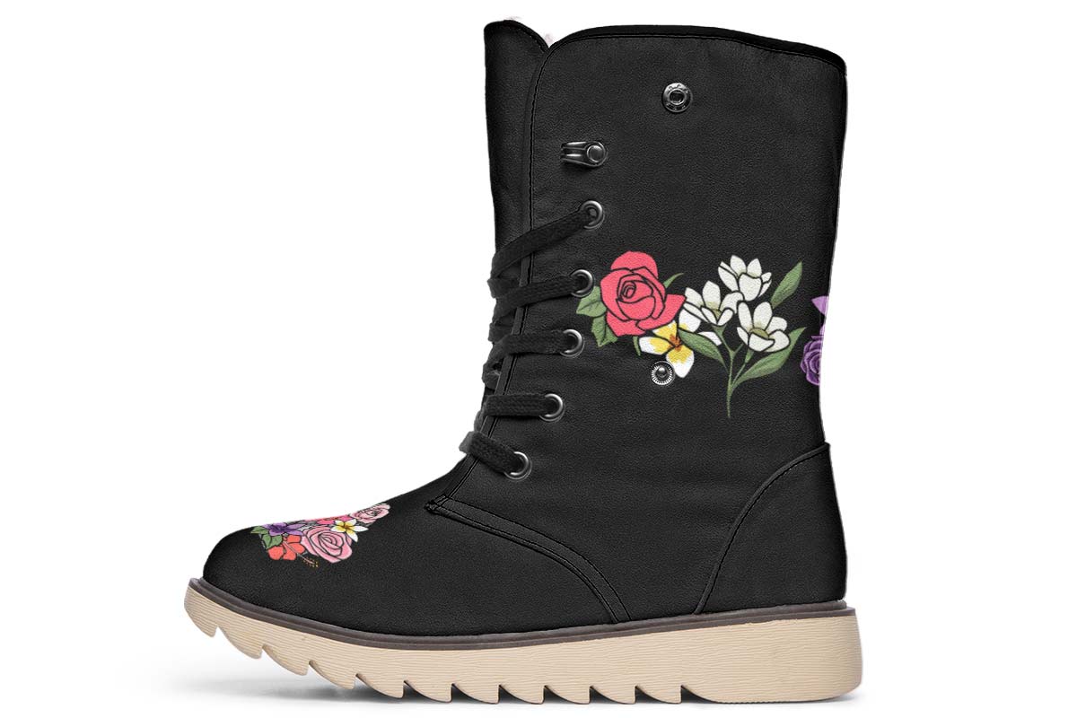 Floral Anatomy Lungs Polar Vibe Boots