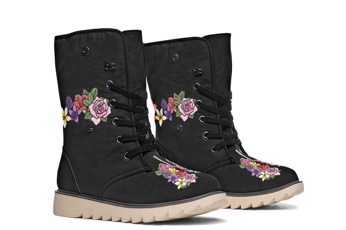 Floral Anatomy Lungs Polar Vibe Boots