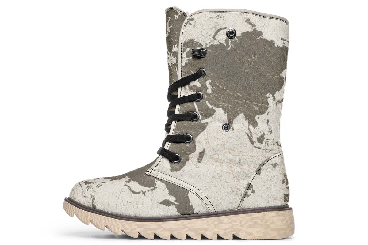 Geography Map Polar Vibe Boots