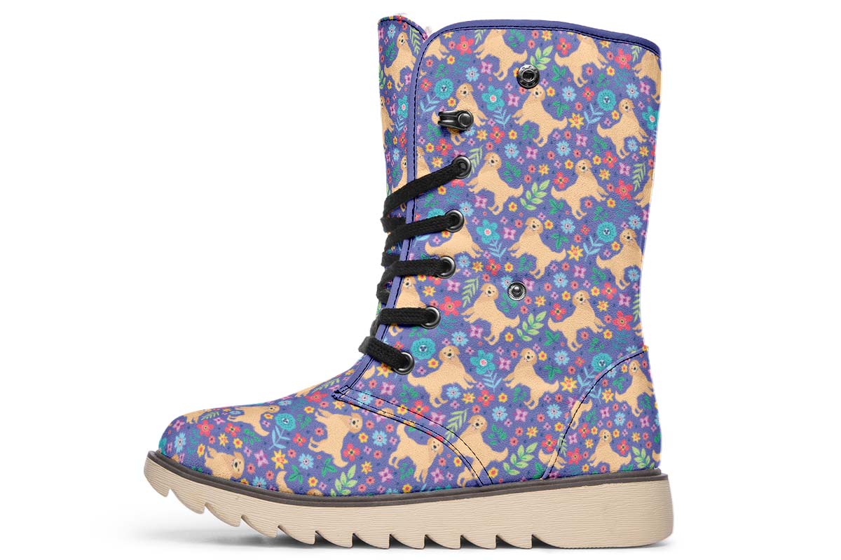 Groovy Golden Retriever Polar Vibe Boots