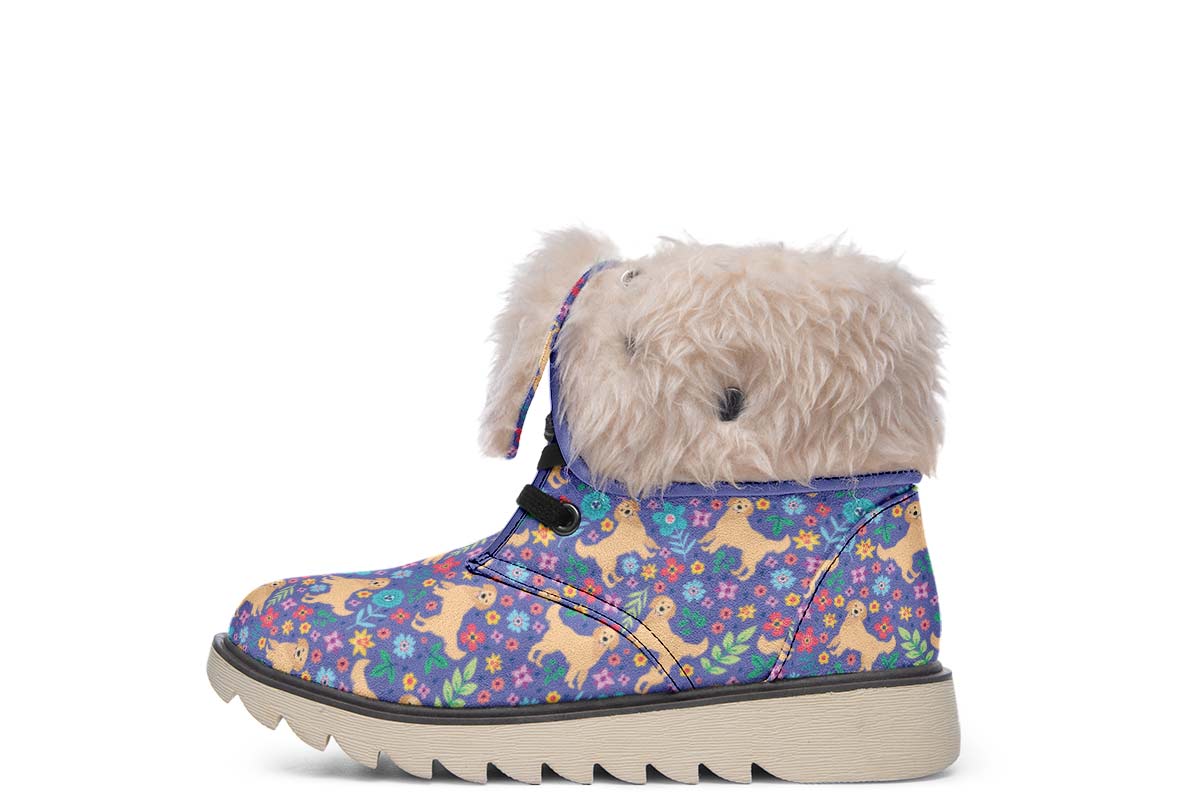 Groovy Golden Retriever Polar Vibe Boots