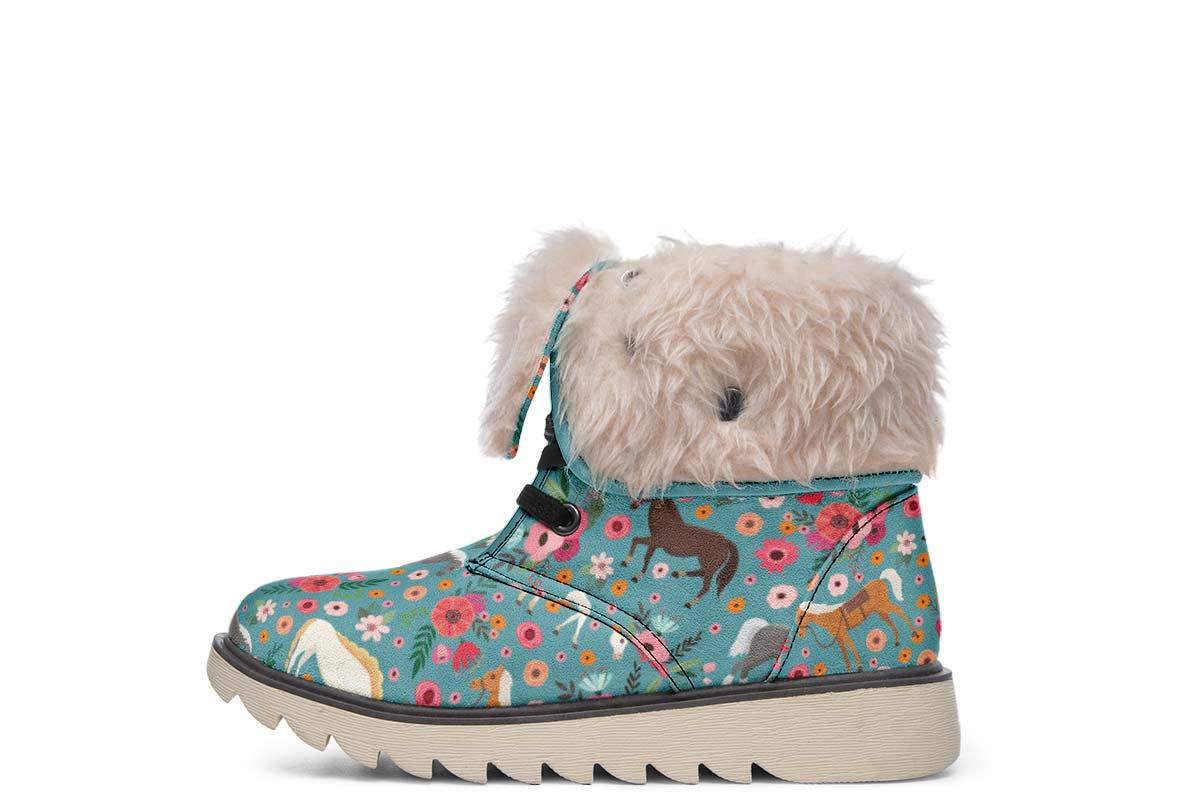 Horse Flower Polar Vibe Boots