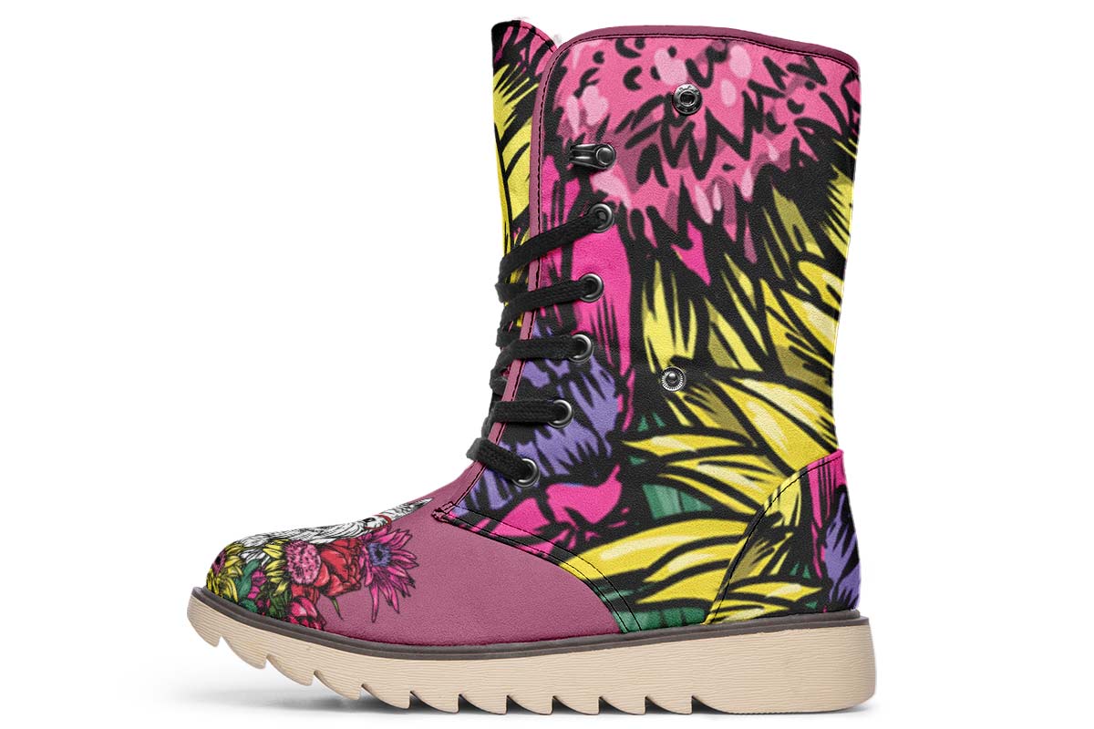 Illustrated Westie Polar Vibe Boots