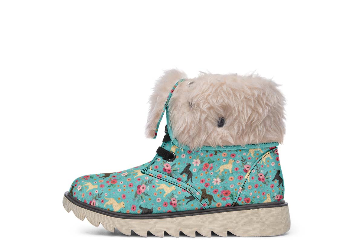 Labrador Retriever Flower Polar Vibe Boots