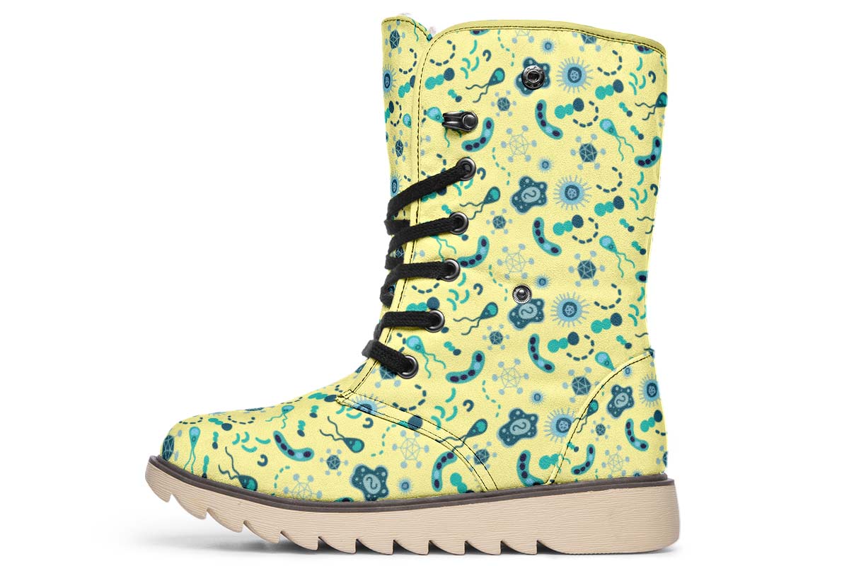 Microbiology Pattern Polar Vibe Boots