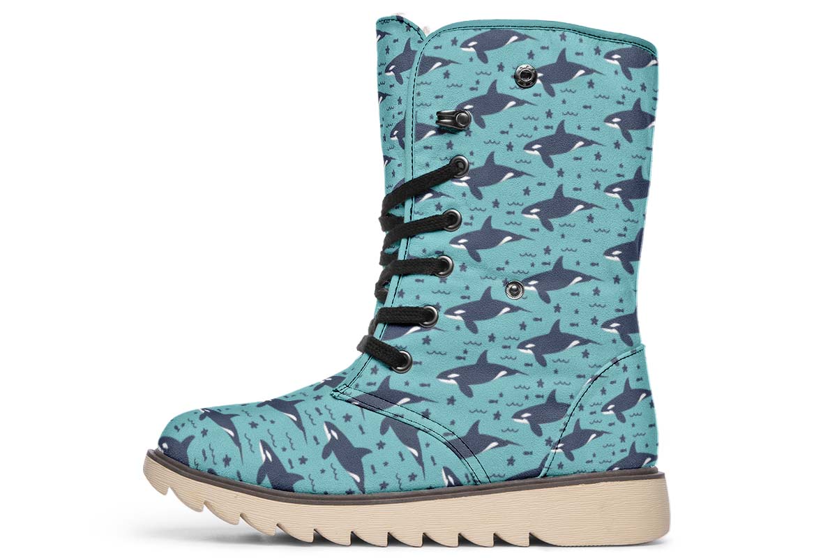 Orca Pattern Polar Vibe Boots