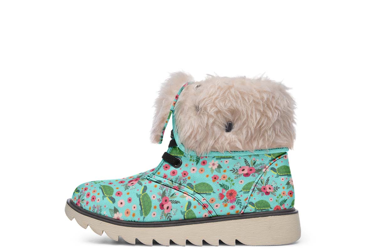 Pet Turtle Flower Polar Vibe Boots