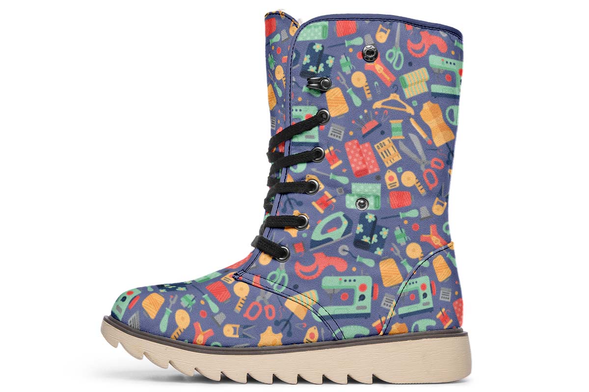 Quilting Pattern Polar Vibe Boots
