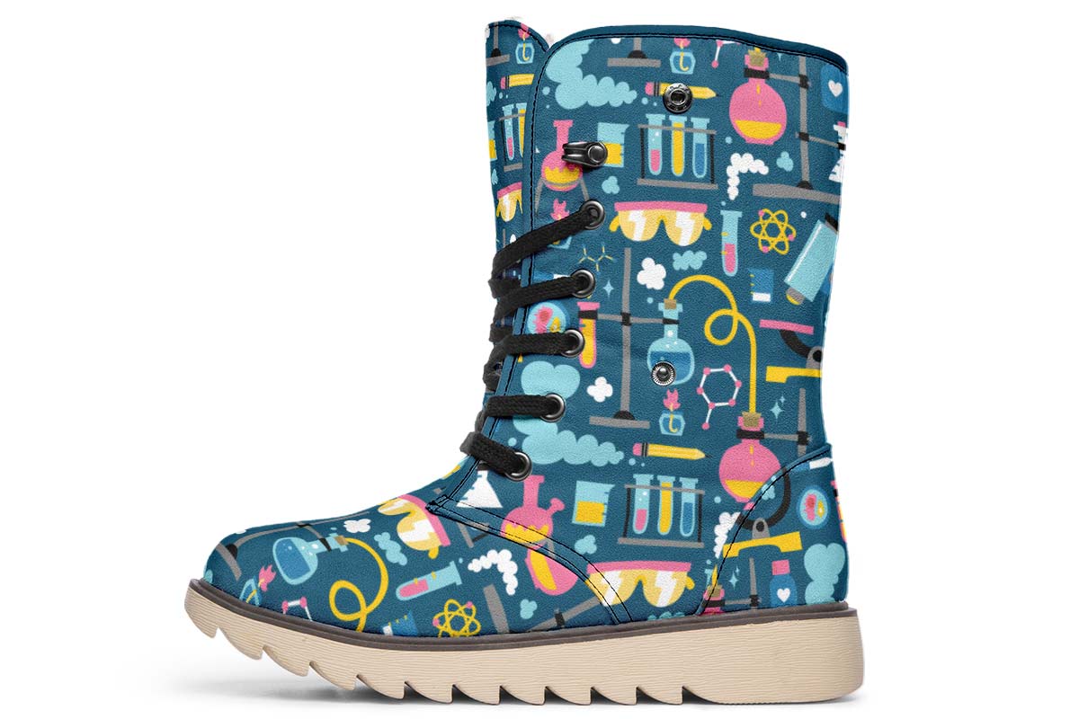 Science Lab Pattern Polar Vibe Boots