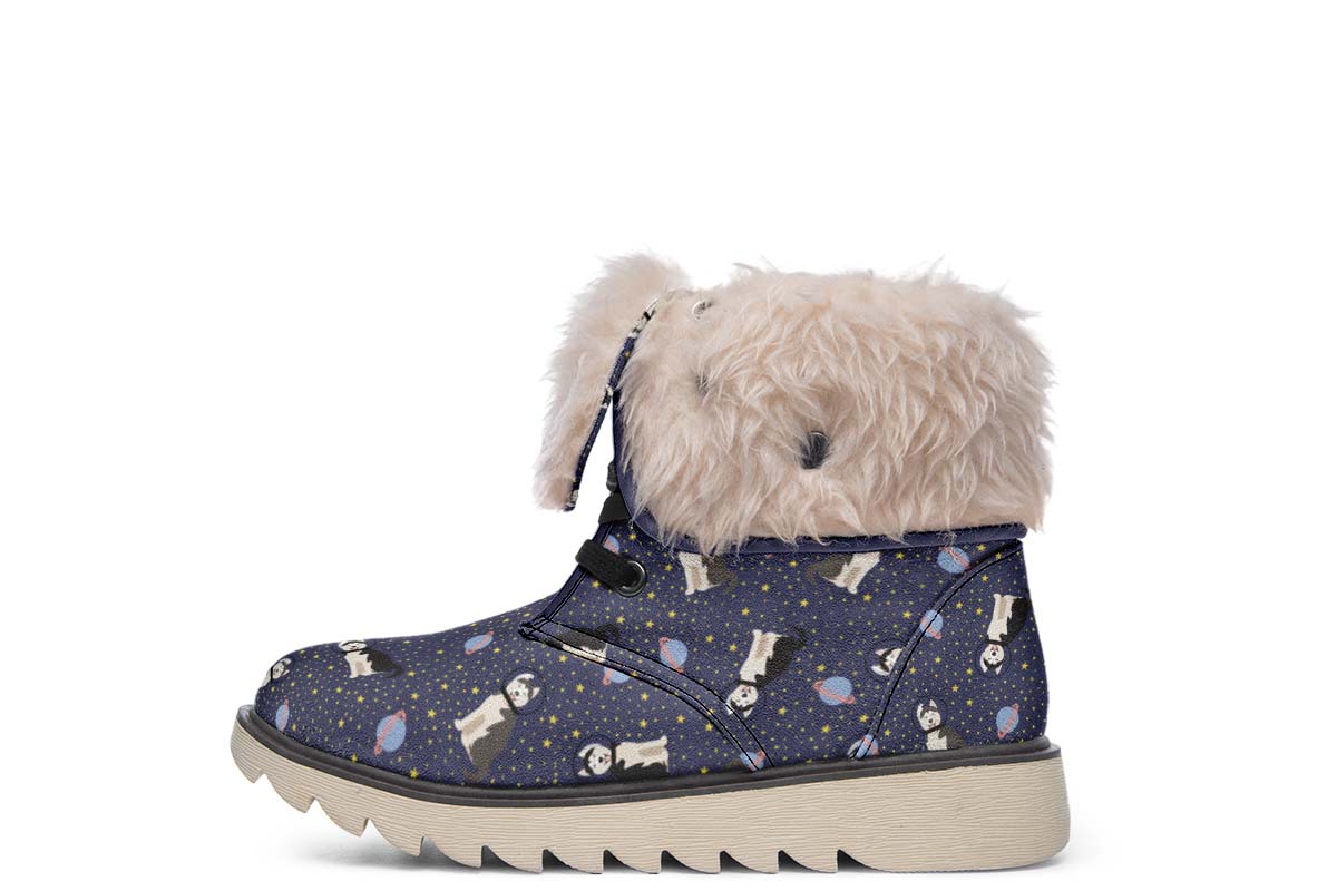 Space Siberian Husky Polar Vibe Boots