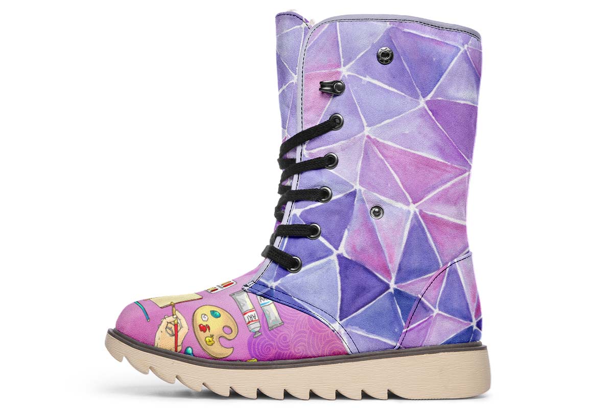 Watercolor Polar Vibe Boots
