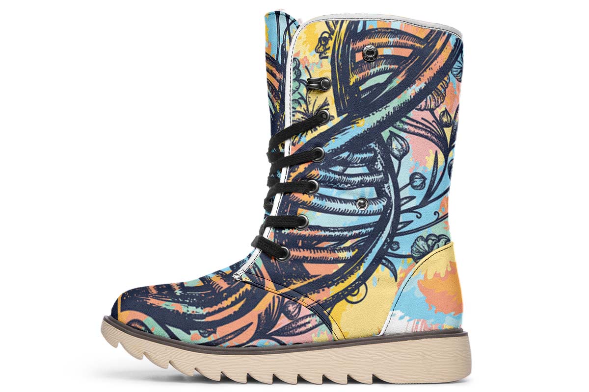 Watercolor DNA Chain Polar Vibe Boots
