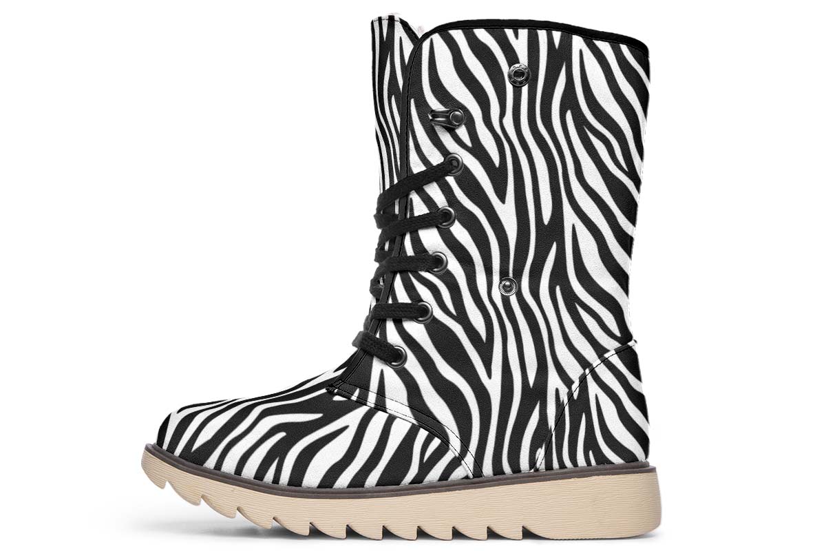 Zebra Print Polar Vibe Boots