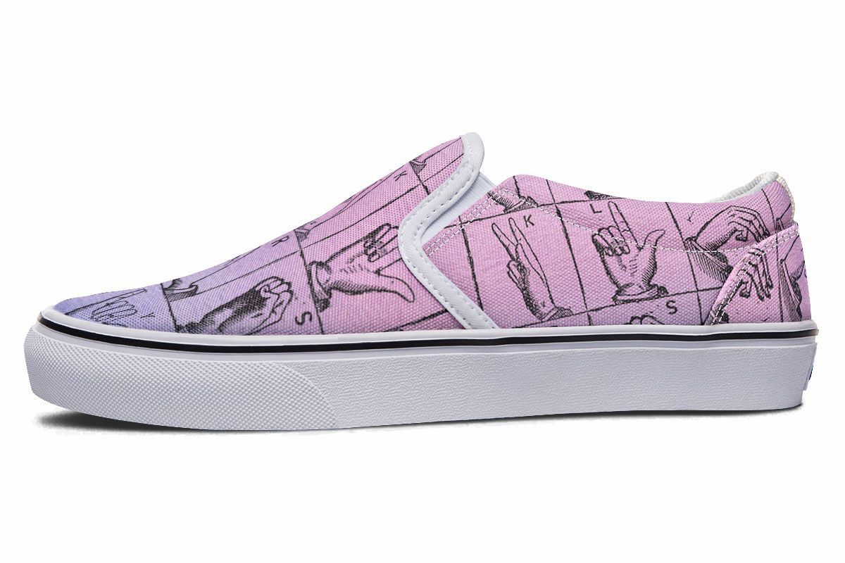 ASL Watercolor Slip-On Shoes
