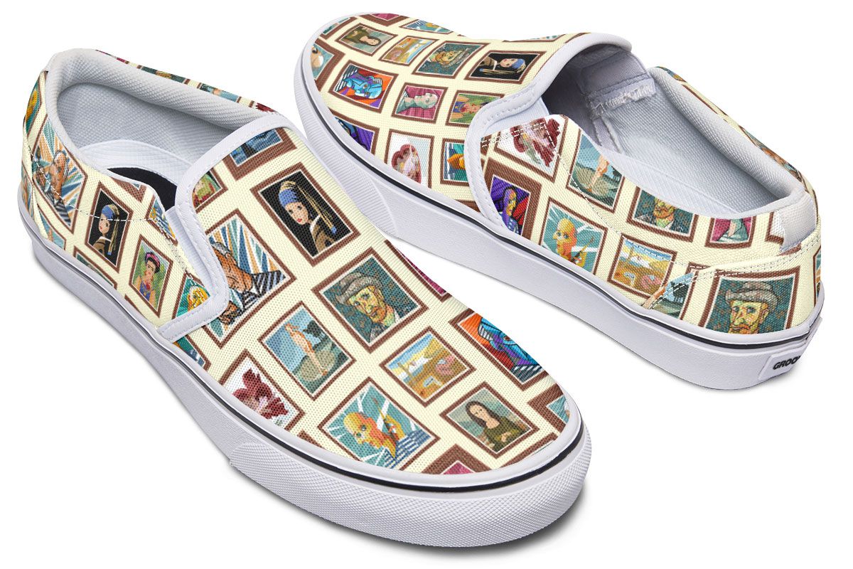 Art Gallery Slip-On Shoes