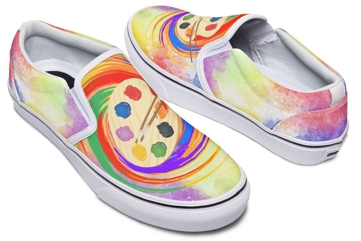 Artist Palette Slip-On Shoes