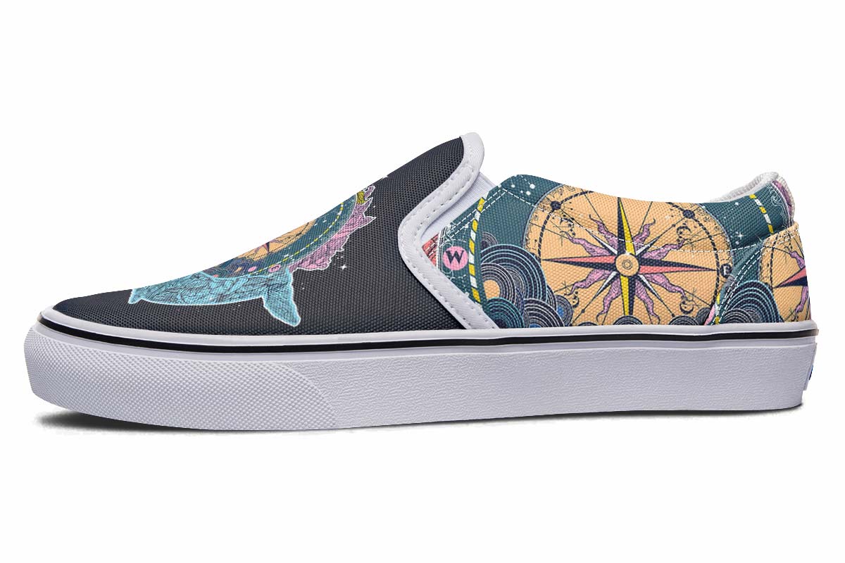 Artsy Compass Slip-On Shoes