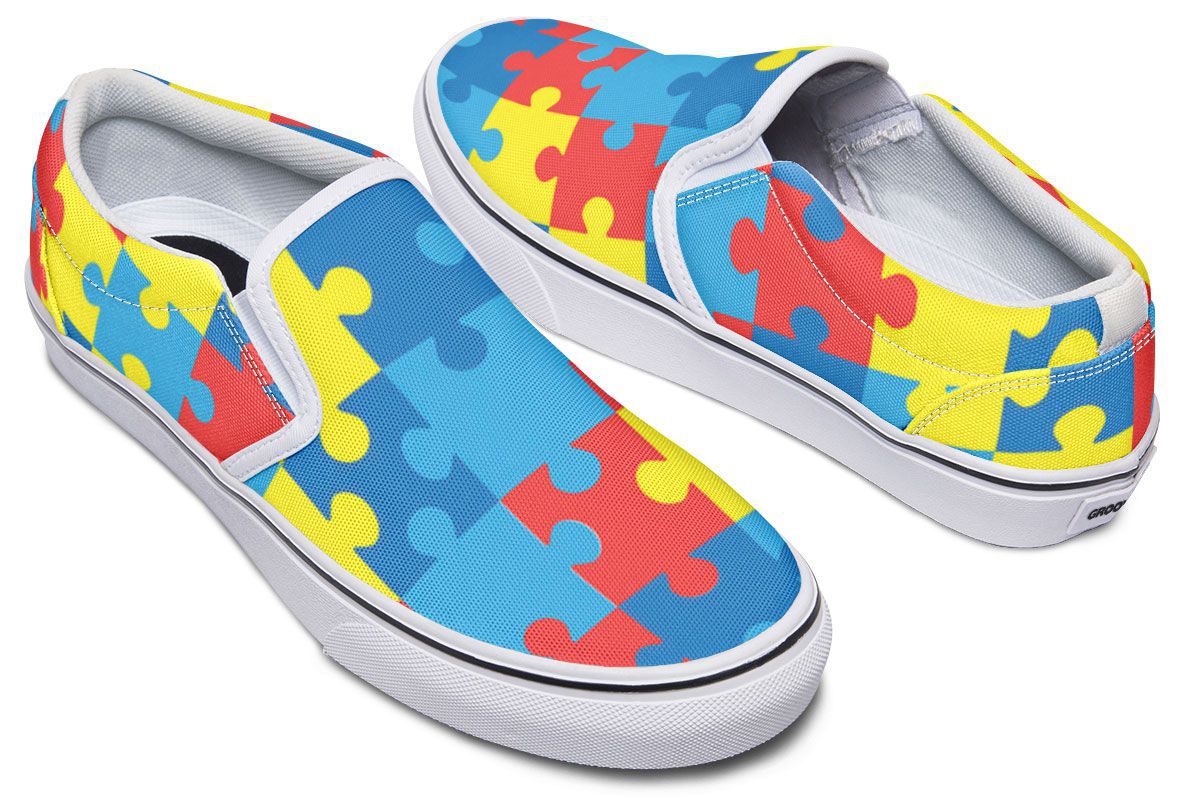 Autism Awareness Slip-On Shoes