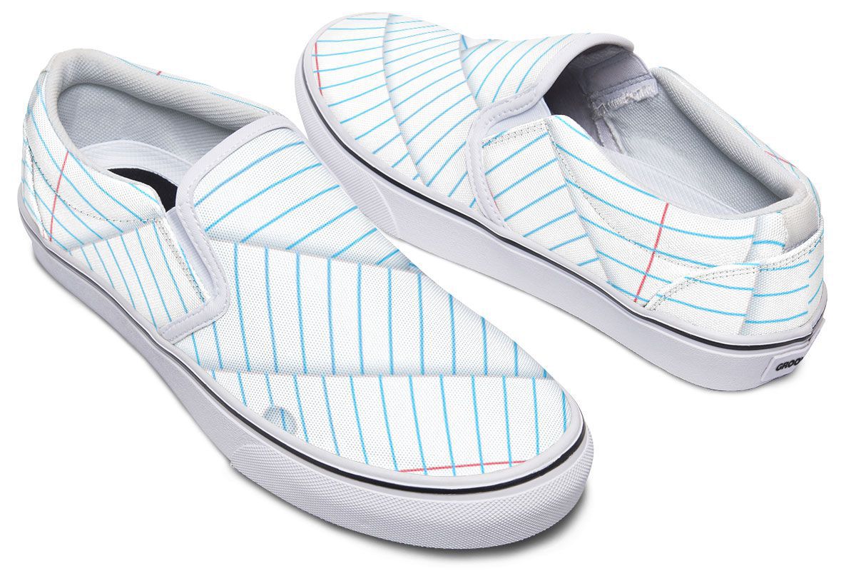 Binder Paper Slip-On Shoes