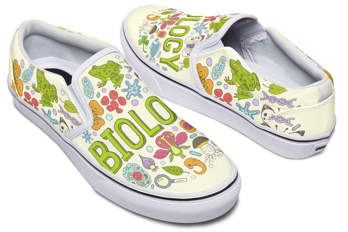 Biology Lovers Slip-On Shoes