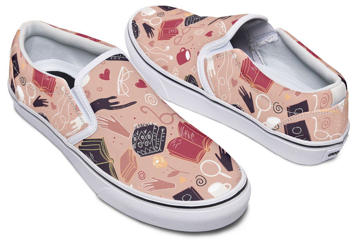 Book Love Slip-On Shoes