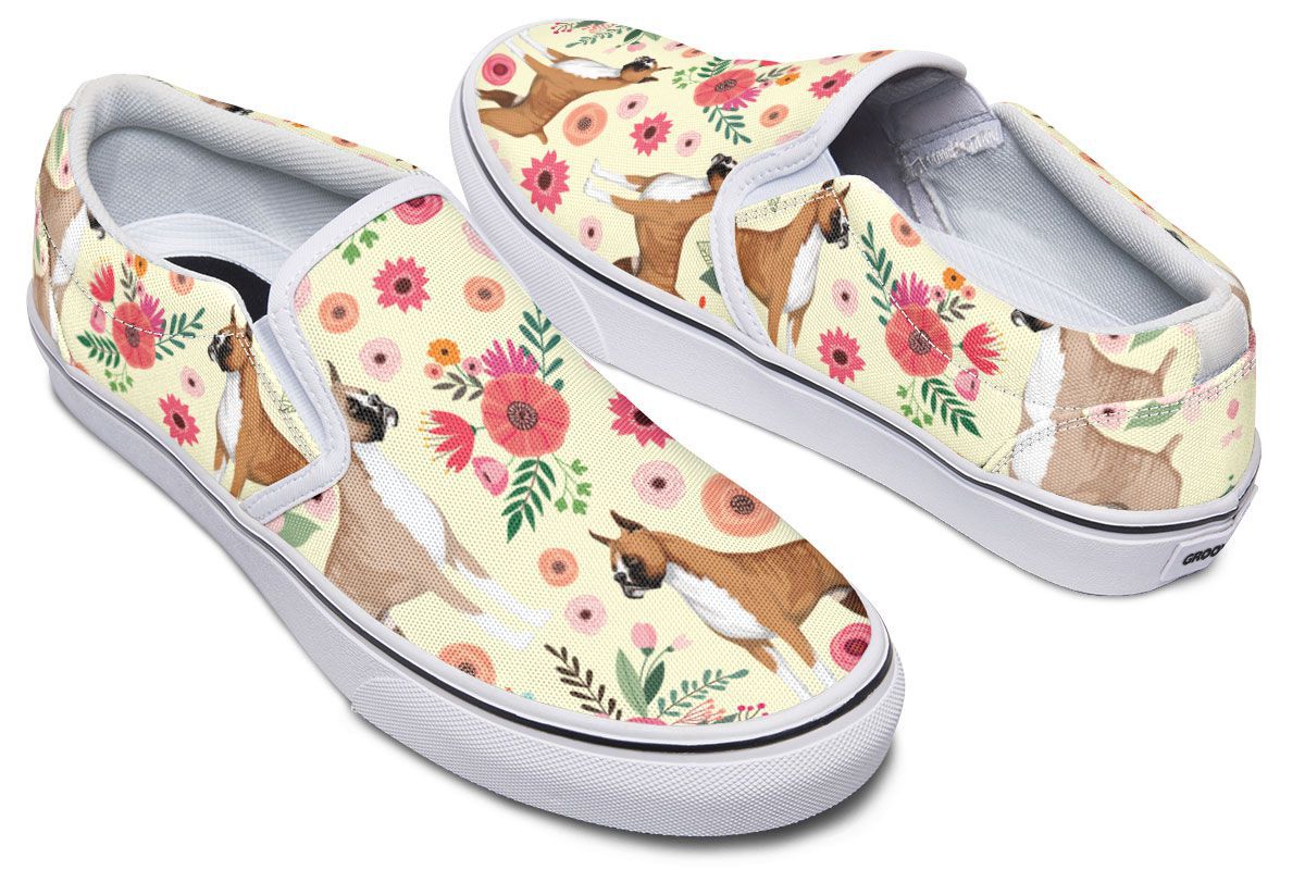 Boxer Floral Slip-On Shoes