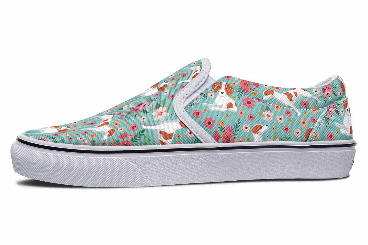 Brittany Flower Slip-On Shoes