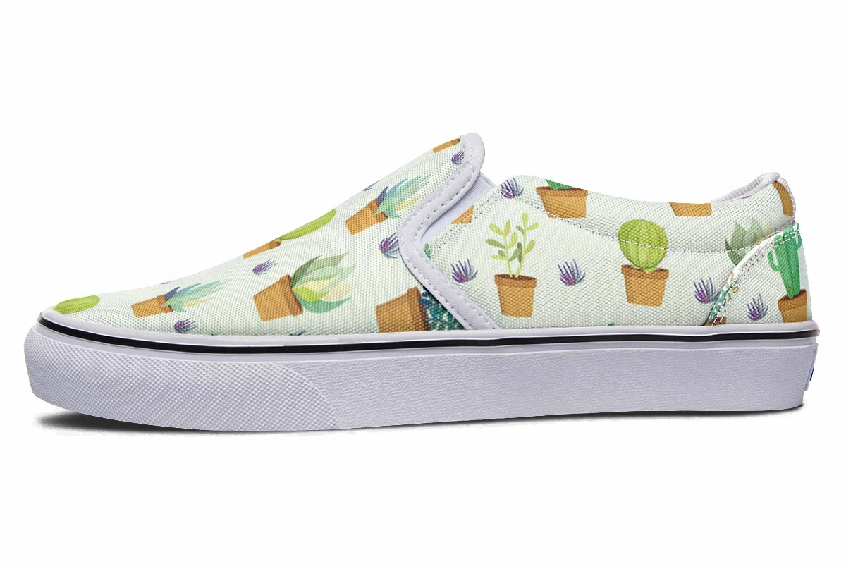 Cactus Party Slip-On Shoes