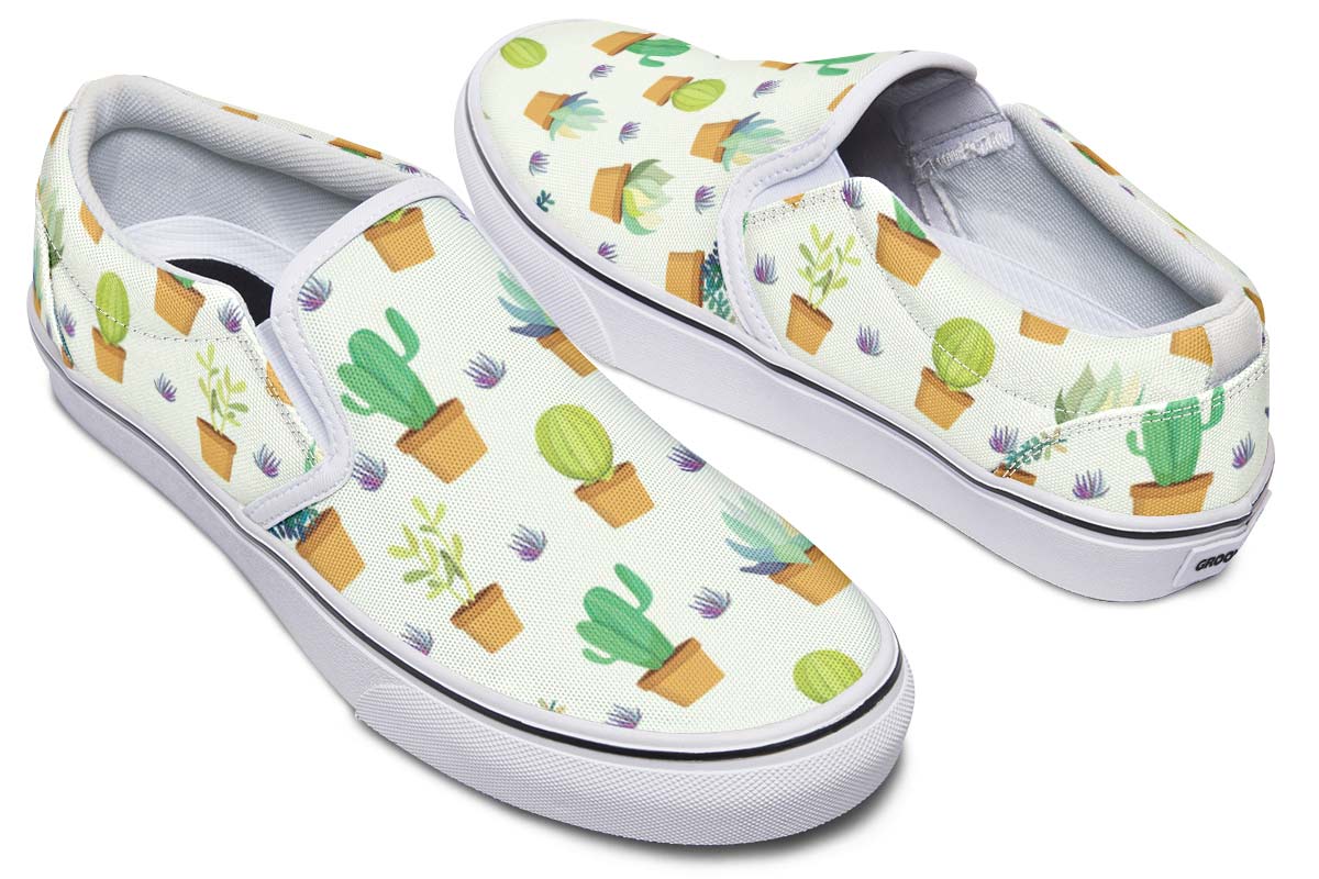 Cactus Party Slip-On Shoes
