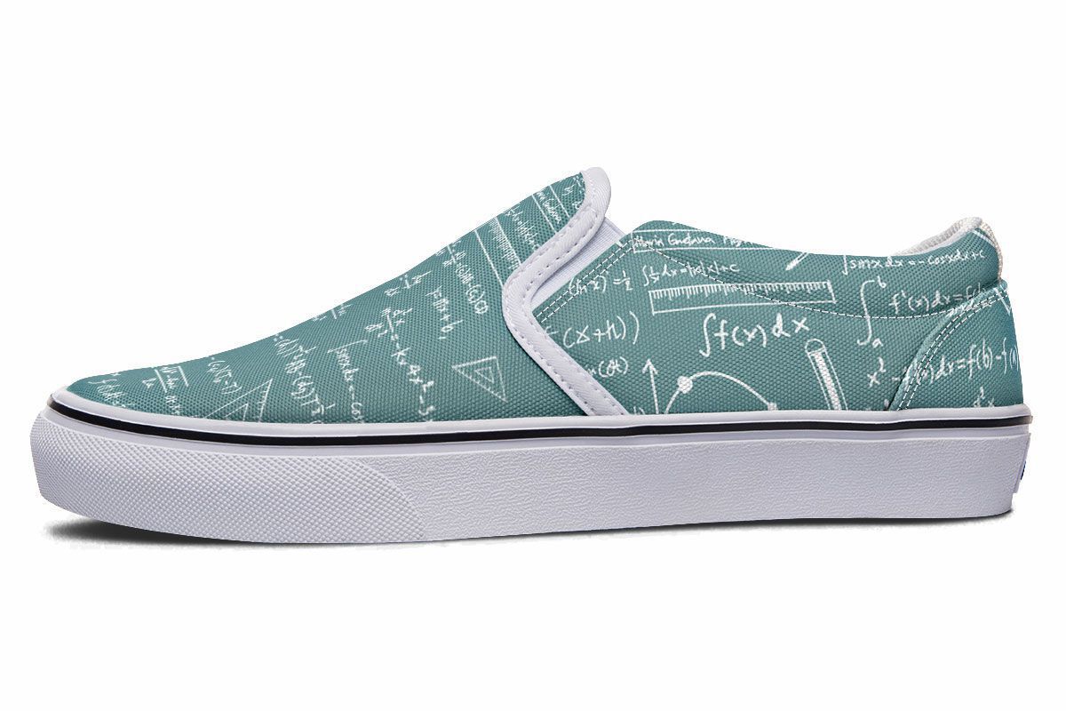 Calculus Pattern Slip-On Shoes