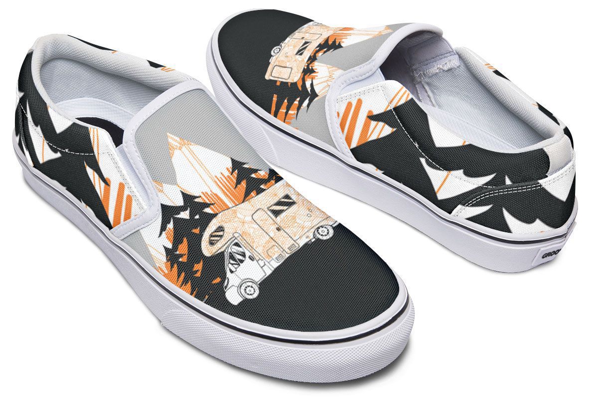 Camping Art Slip-On Shoes