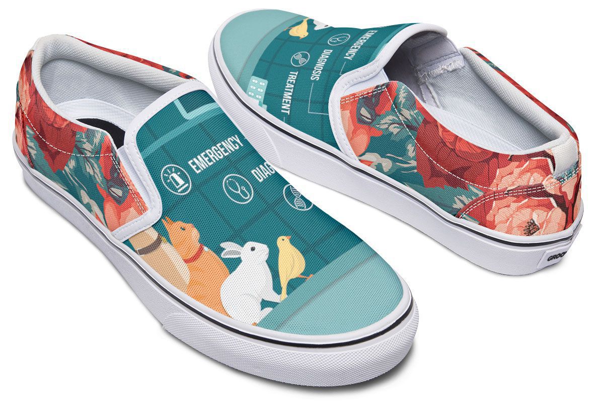 Clinic Animals Slip-On Shoes