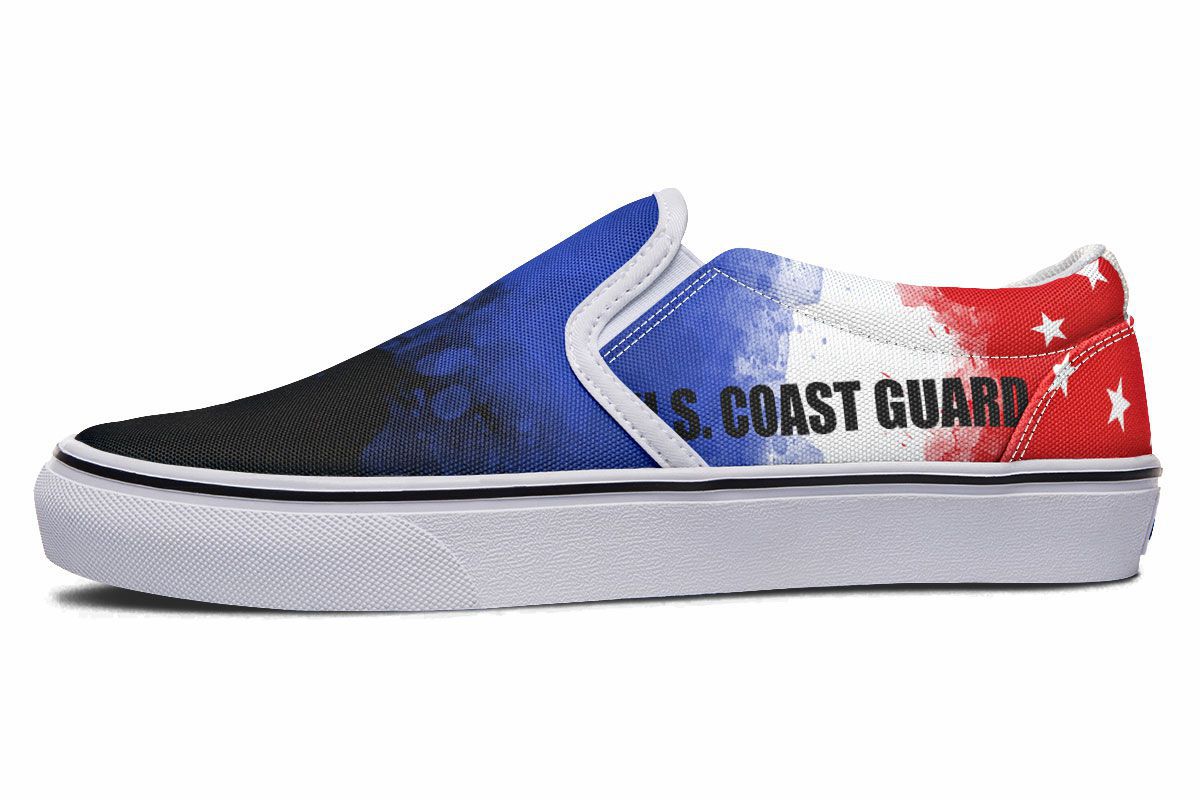 Coast Guard Flag Slip-On Shoes