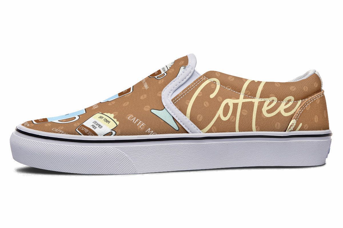 Coffee Lovers Slip-On Shoes