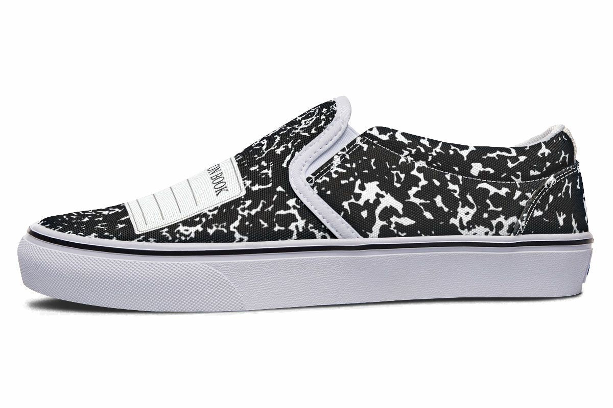 Composition Book Slip-On Shoes