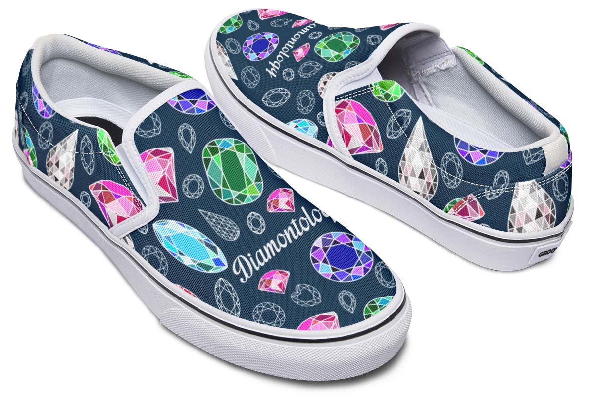 Diamontology Slip-On Shoes